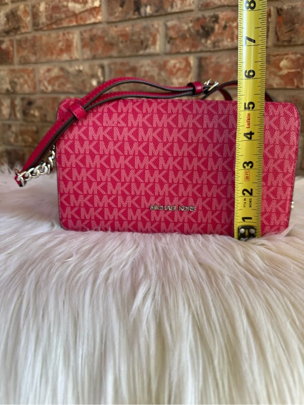Michael Kors Pink Signature Crossbody Bag